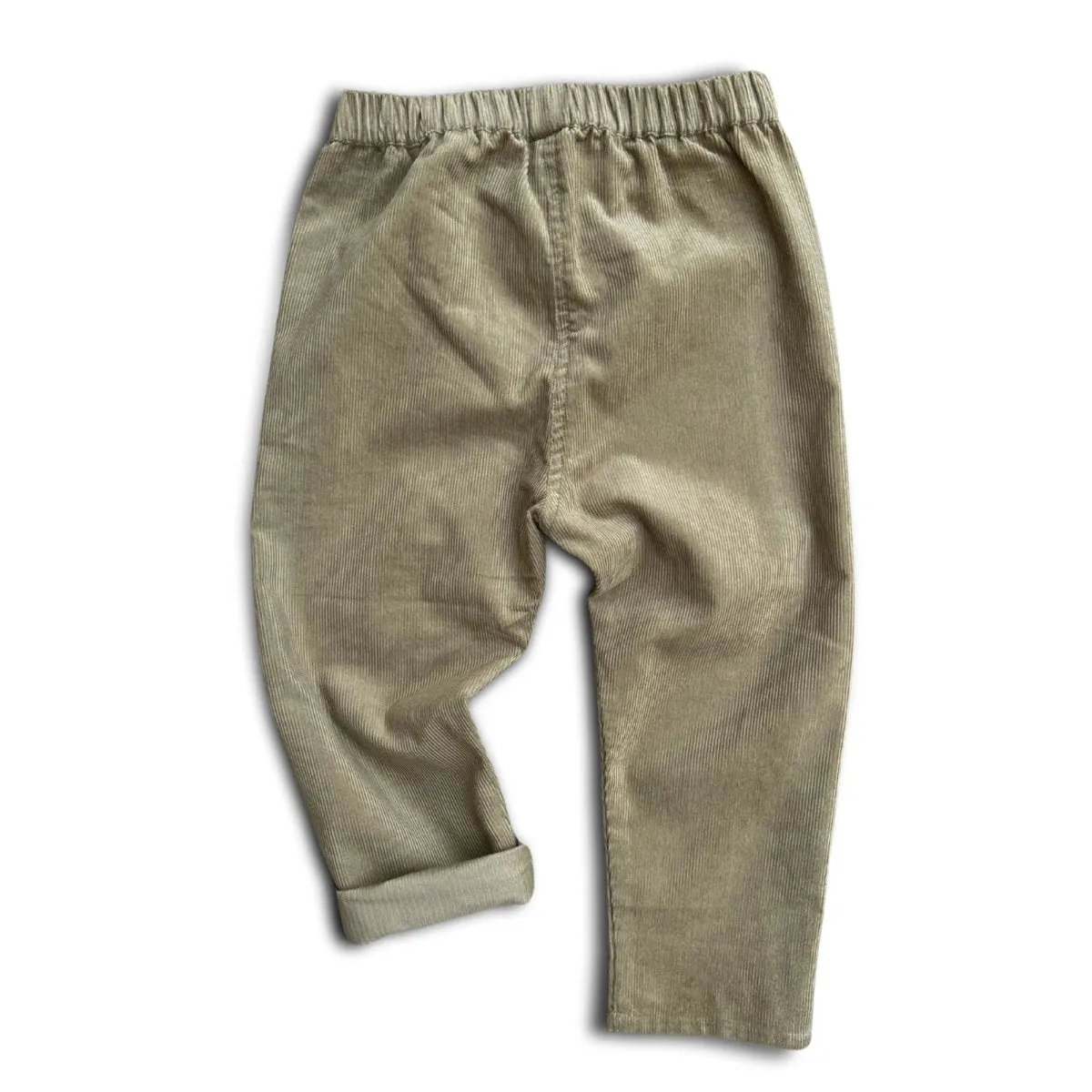 2T Scout Green Organic Corduroy Pants