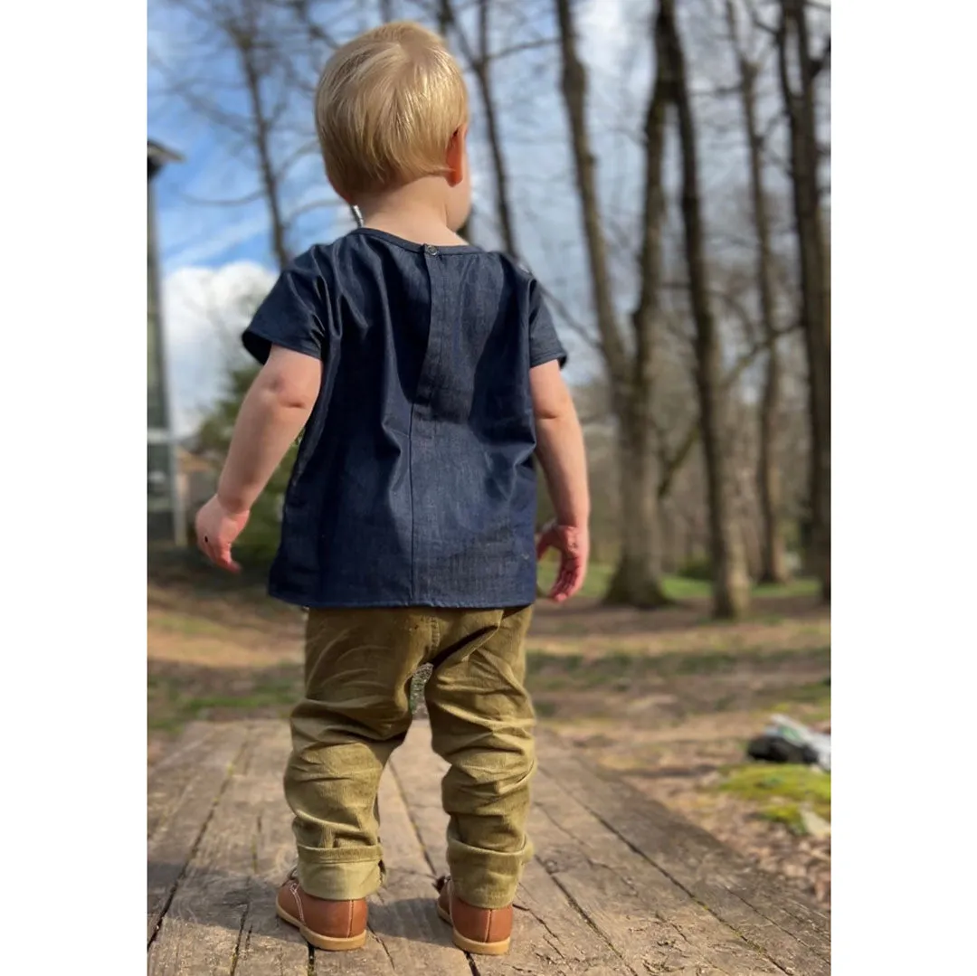 2T Scout Green Organic Corduroy Pants