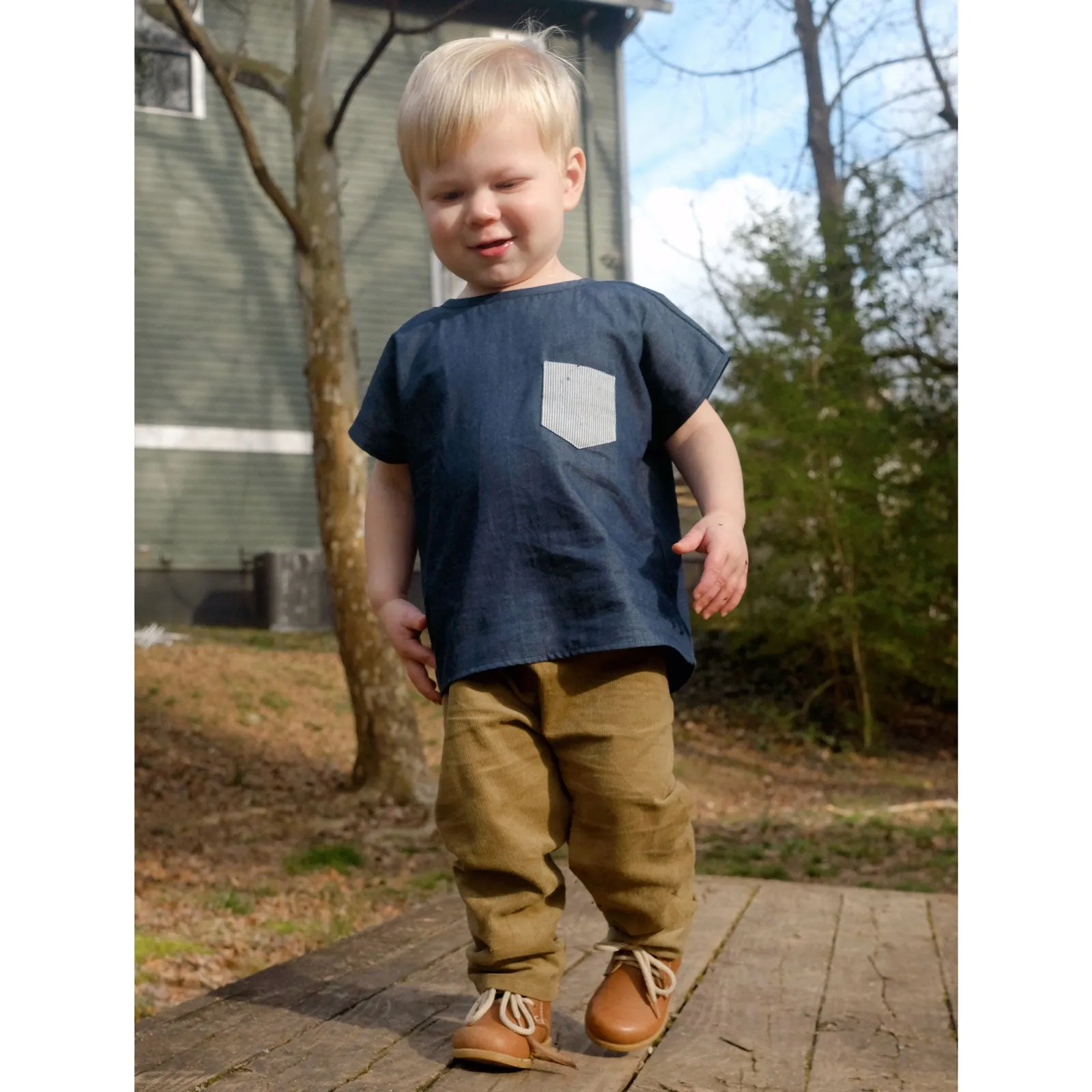 2T Scout Green Organic Corduroy Pants