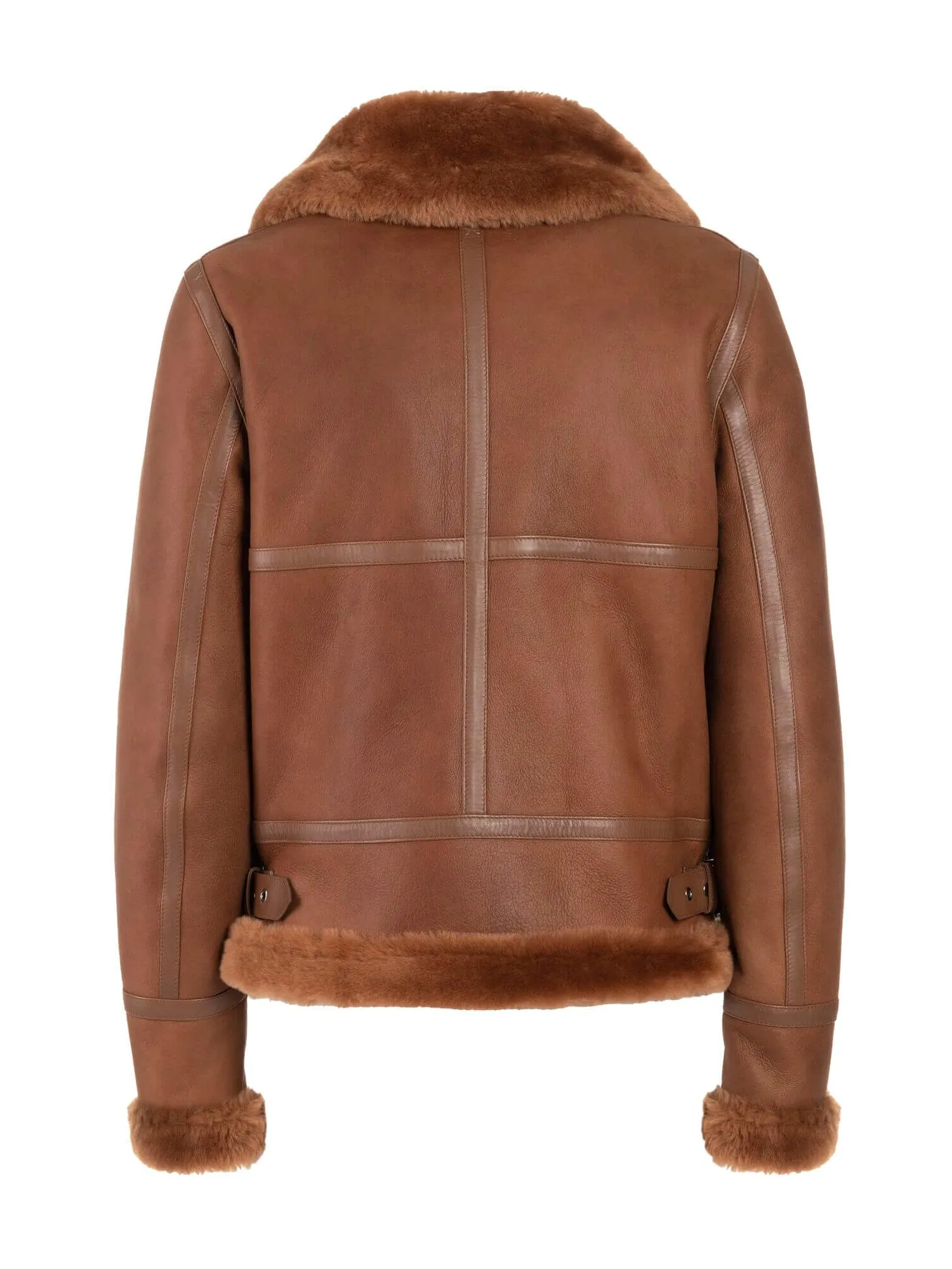 Angela Italian Merino Shearling Sheepskin Bomber Jacket