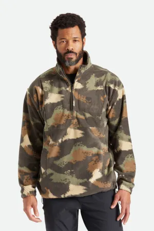 Blanket Fleece 1/2 Zip - Brushed Camo