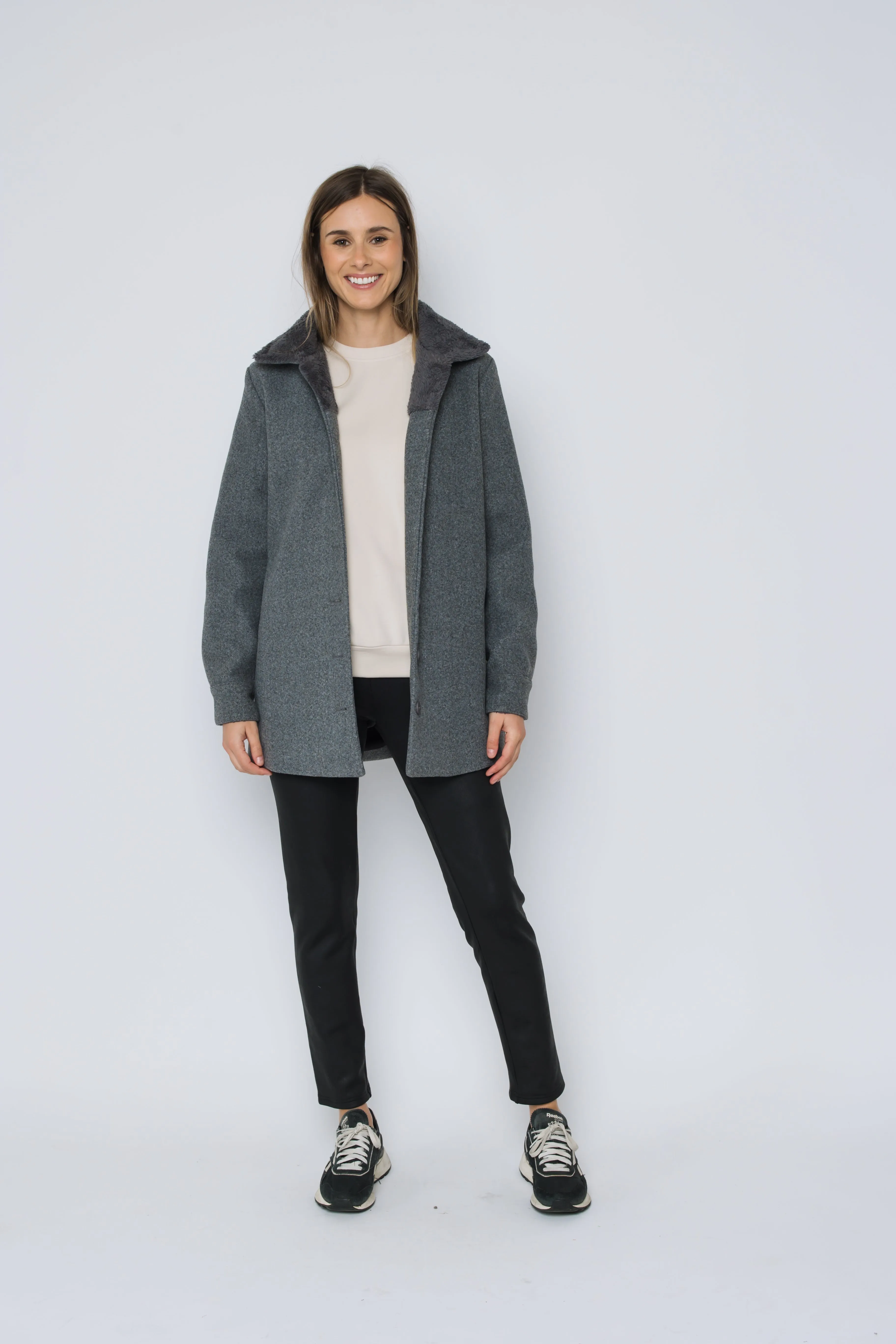 Cora-High Neck Jacket