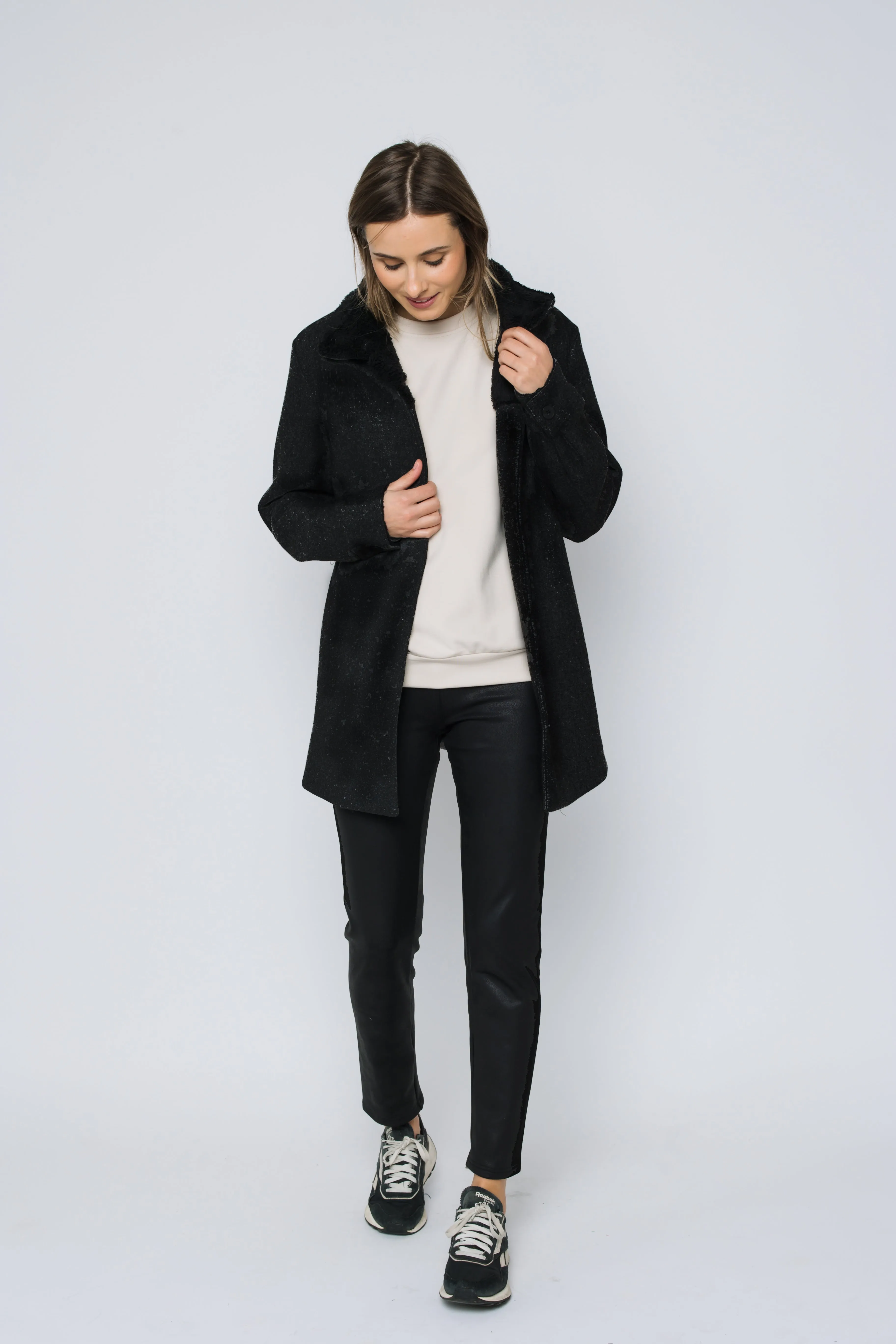 Cora-High Neck Jacket