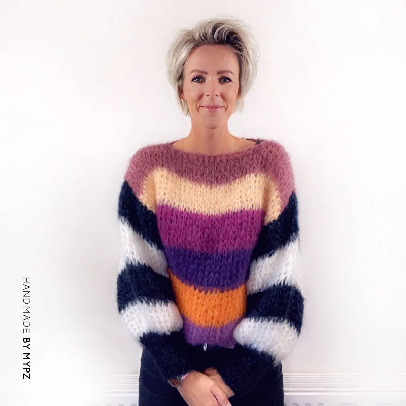 Crochet Kit – MYPZ Big Mohair Pullover Roxy (ENG-NL)