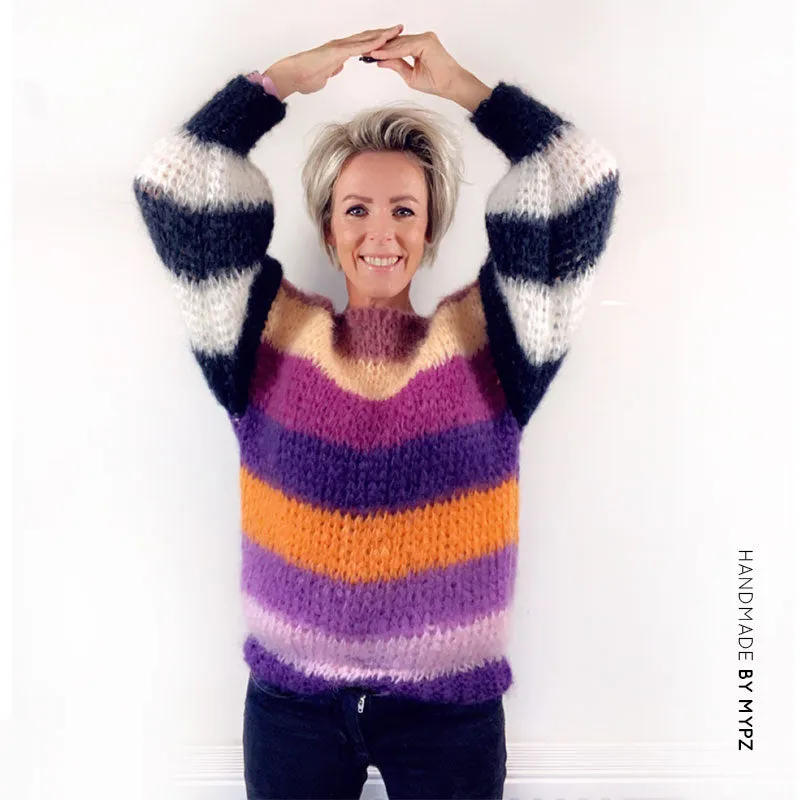 Crochet Kit – MYPZ Big Mohair Pullover Roxy (ENG-NL)