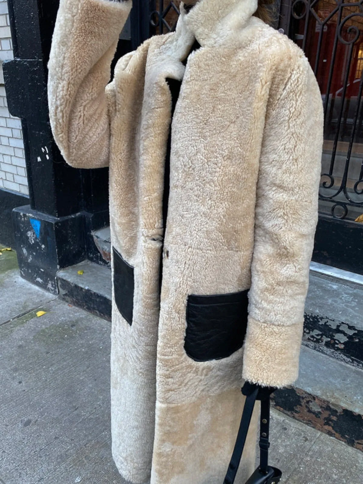 Flex Coat | Black/Beige