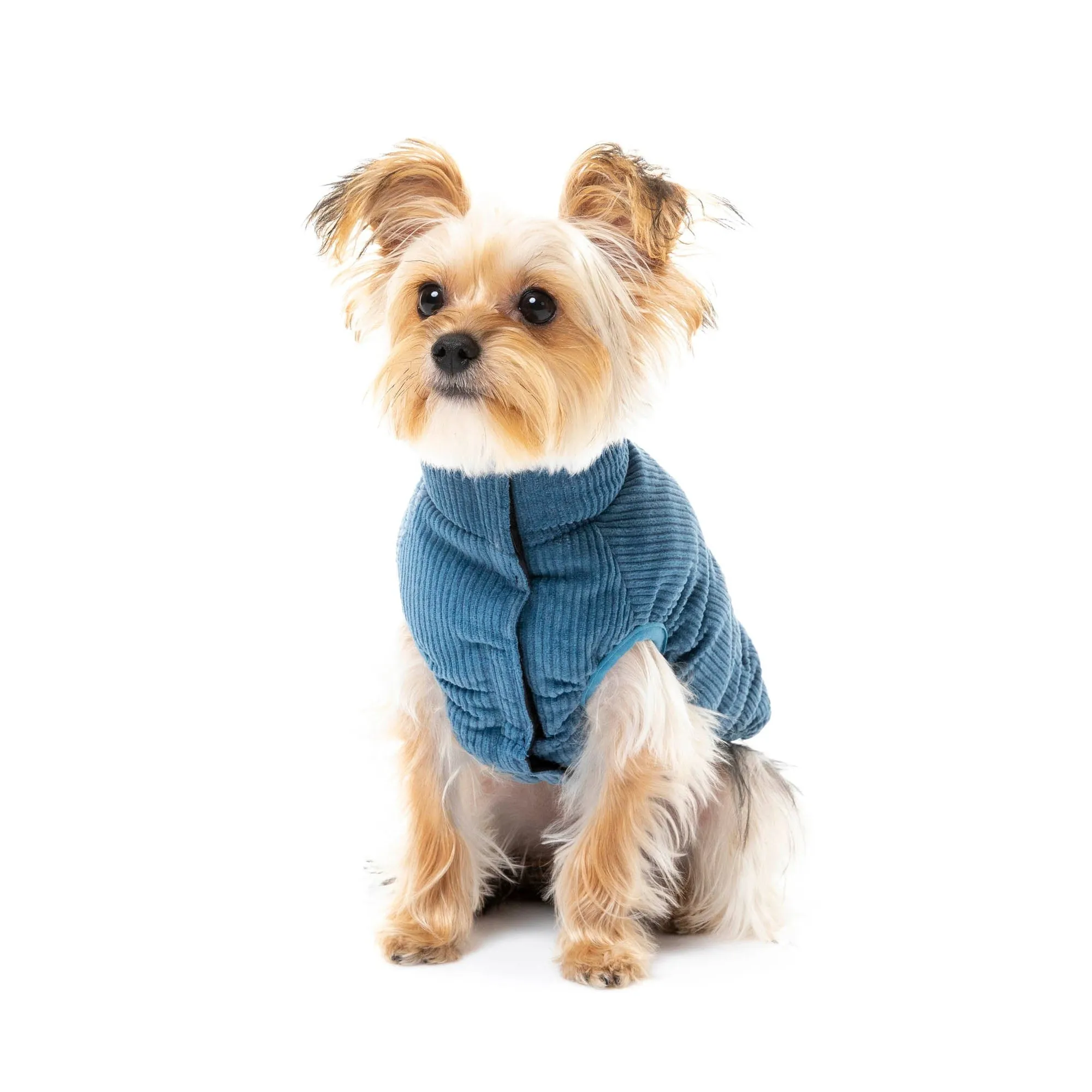 FuzzYard Apparel Mosman Dog Puffer Jacket Blue Size 1 XXSmall***