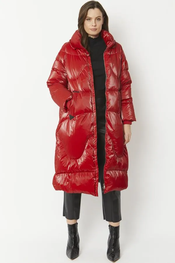 Jayley Metallic Finish Puffer Coat PFCT4689A-07