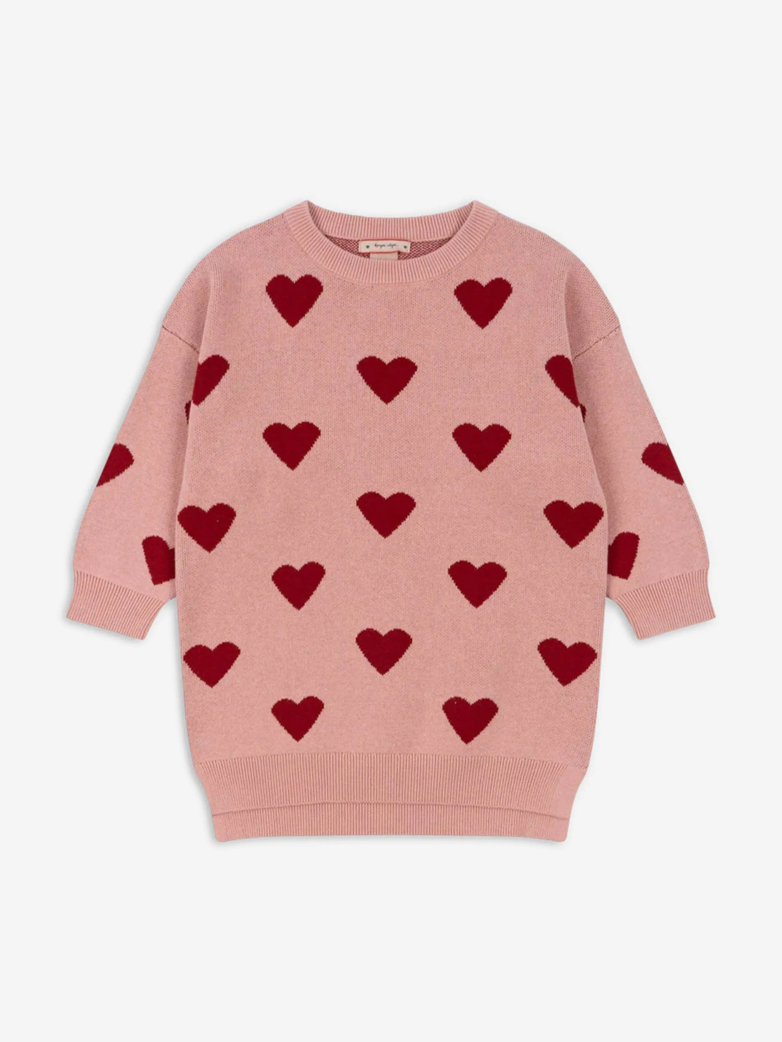 Konges Sløjd Girls Lapis Knitted Dress in Pink