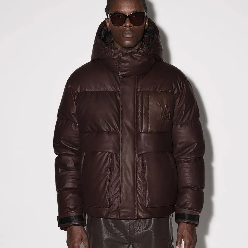 Men's Brown Parka & Puffer Jacket