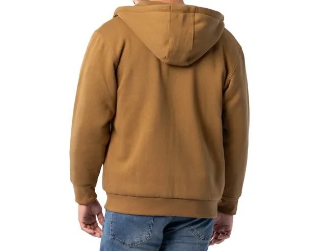 Men's Heavy Weight Work Fleece Thermal Lined Water Repellant Hoodie