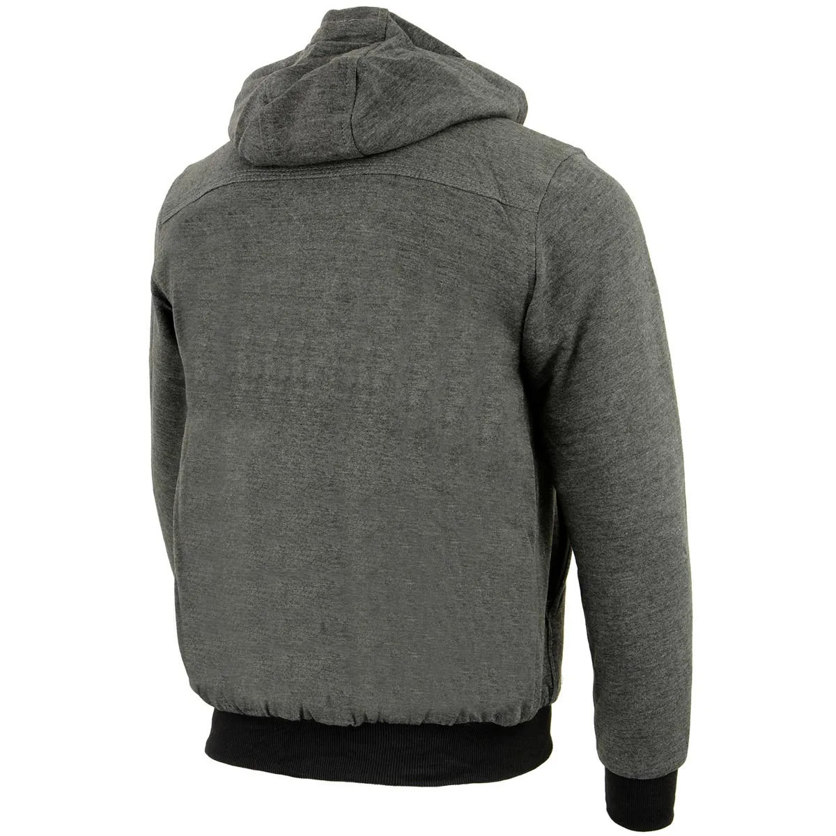 Nexgen Heat NXM1713SET Men's “Fiery’’ Heated Hoodie - Grey Zipper