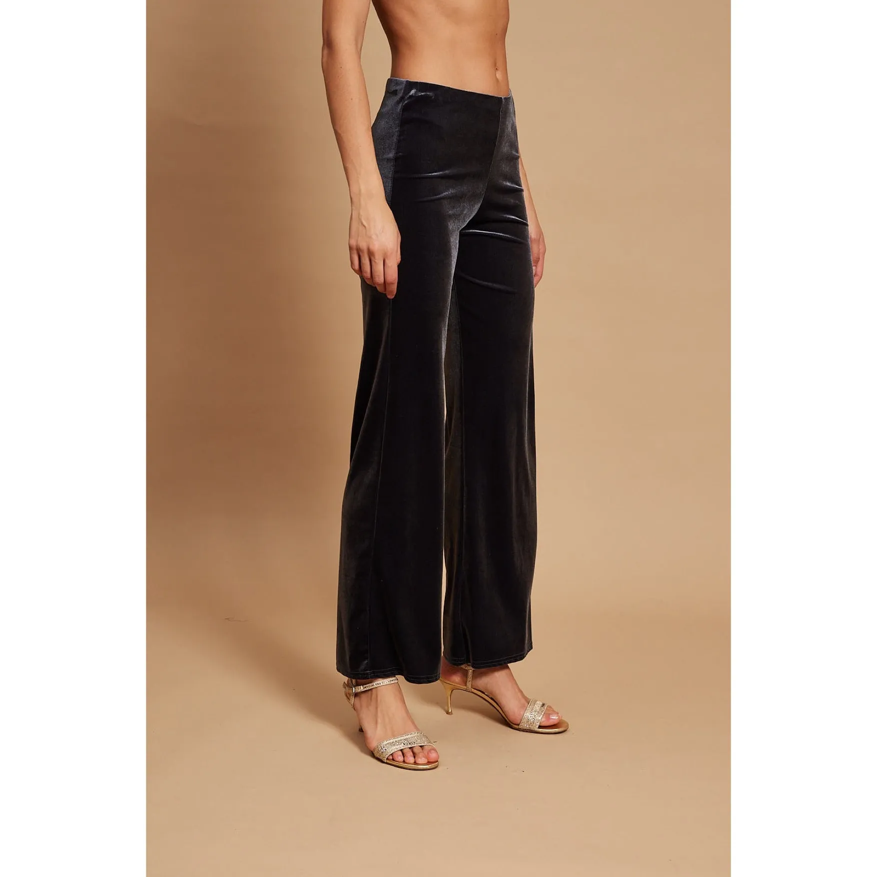 On Trend Gigi Stretch Velvet Pants