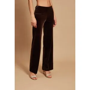 On Trend Gigi Stretch Velvet Pants