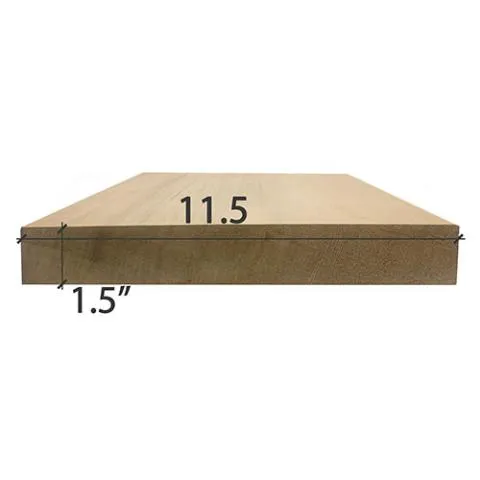 Prosaunas Cedar 2x12 VG S4SEE Bench Material