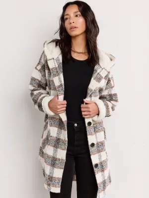 RD Style Long-Sleeve Sherpa Hood Shacket - Brands We Love