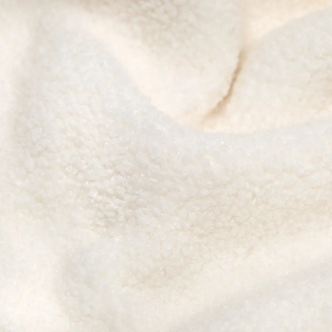 Remnant - 60cm - Teddy Fleece - Ivory