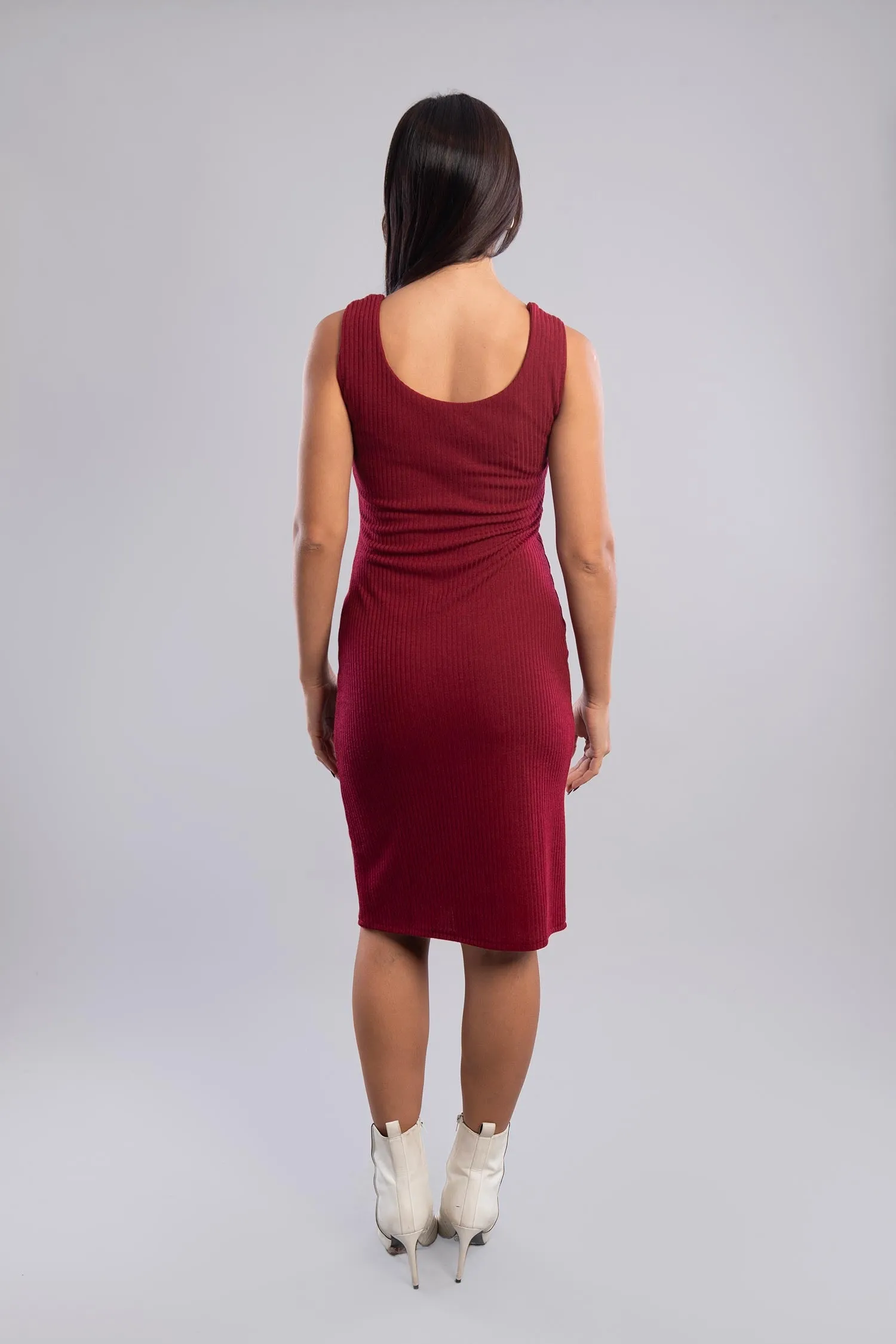 Rib Knitted Dress -  Viva