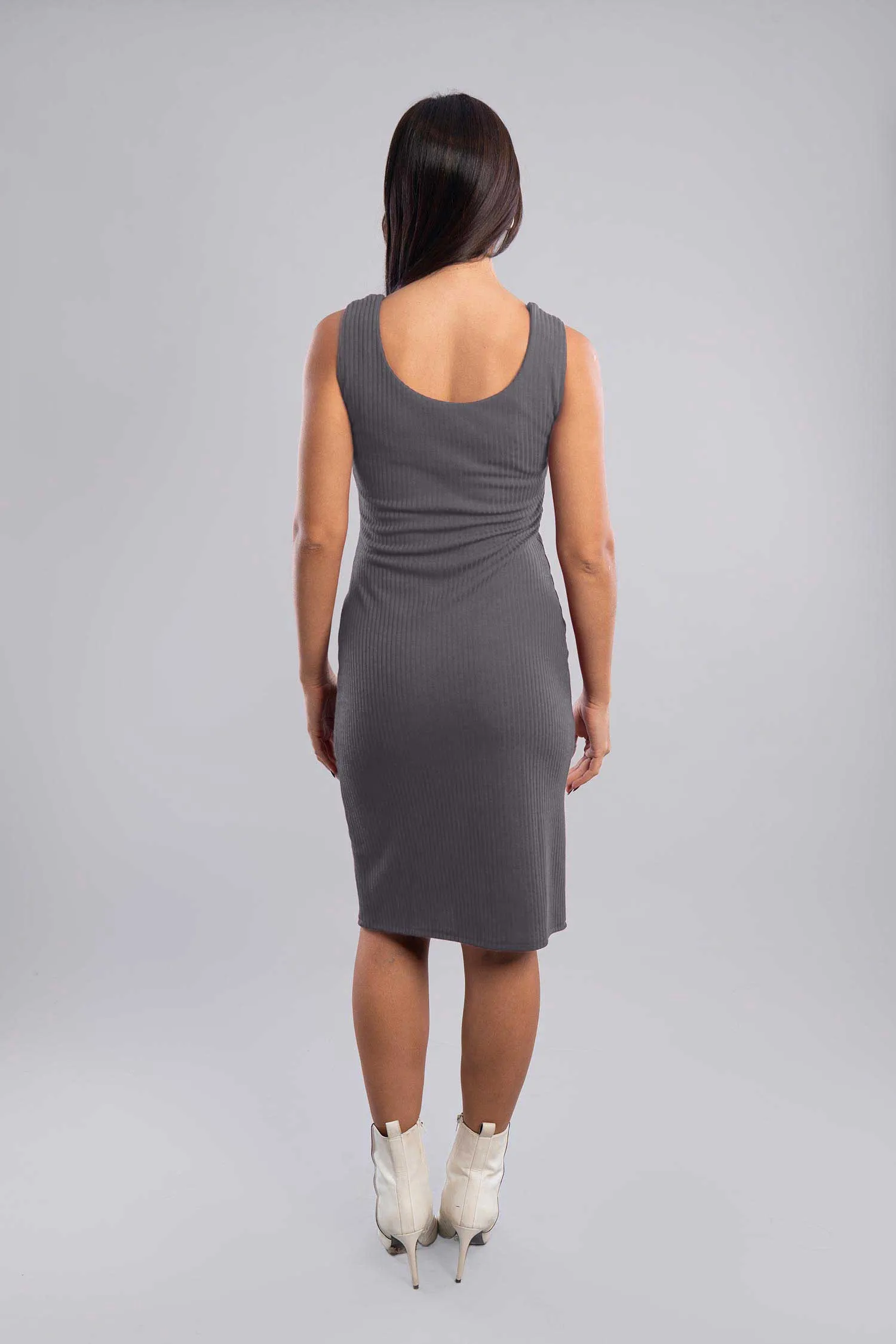 Rib Knitted Dress -  Viva