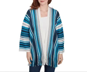 Ruby Rd. Womens Open-Front Wrap Sweater Cardigan