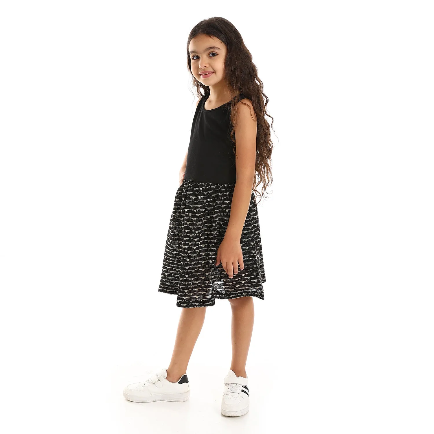 Sleeveless Knitted Dress (G143) - Kady