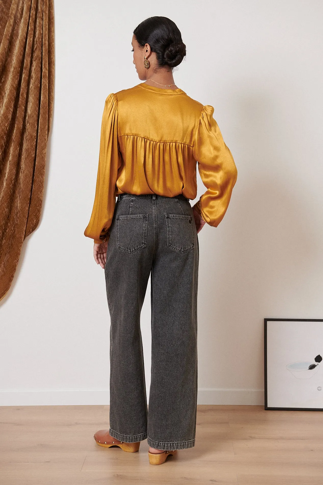 Tempo Blouse - Ocher