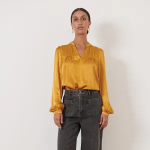 Tempo Blouse - Ocher