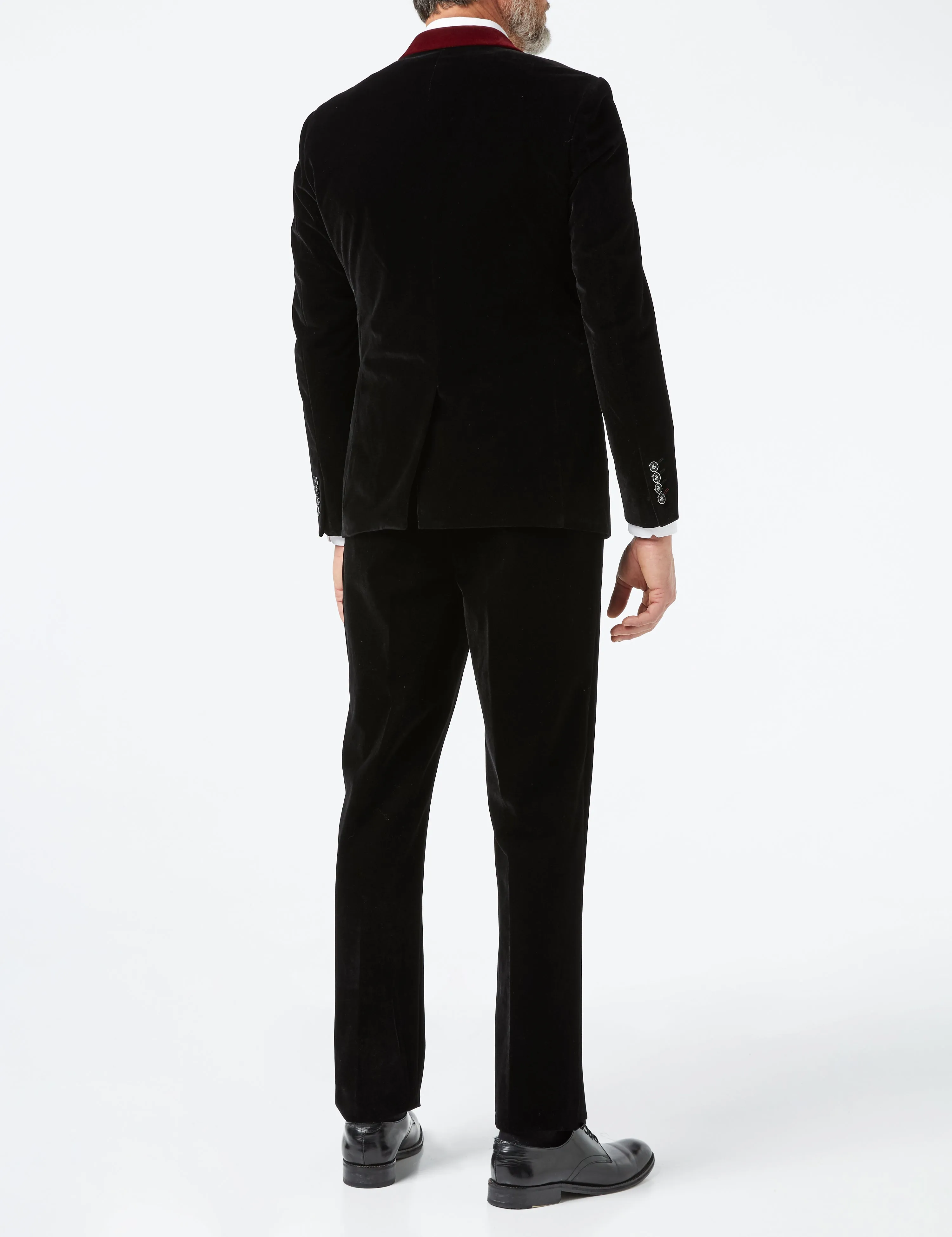 TIM - Black Velvet 3 Piece Wedding Suit