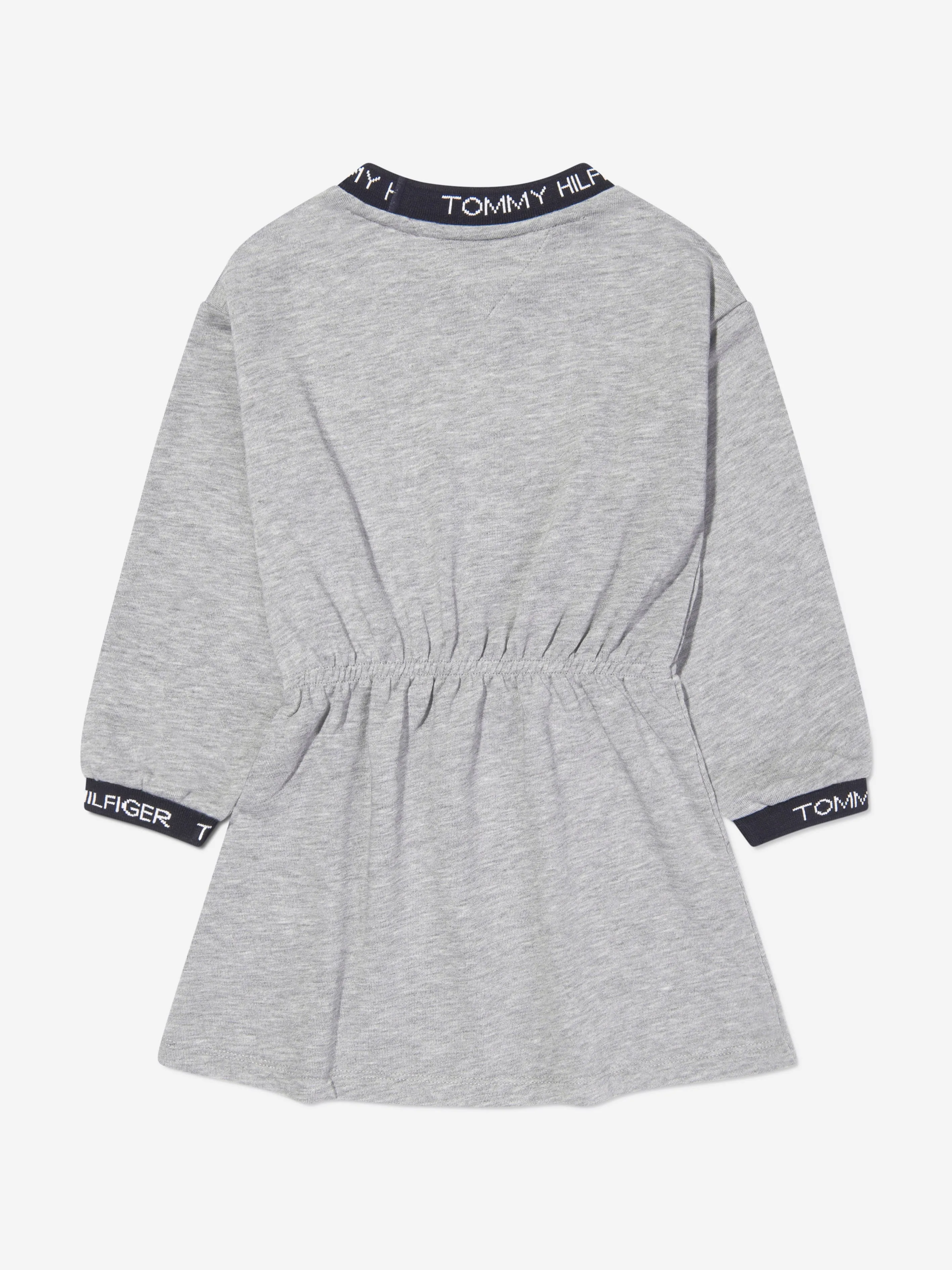 Tommy Hilfiger Girls Branded Rib Knit Dress