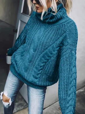 Turtleneck Knitted Sweater